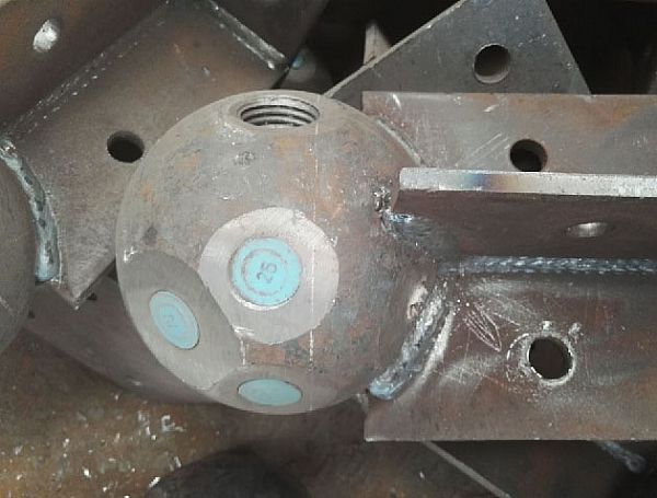 金山螺栓球球塞，网架配件